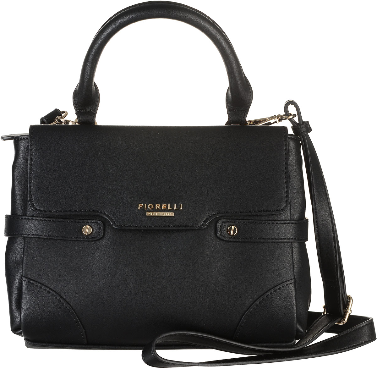 Сумка женская Fiorelli, цвет: черный. 8511 FH73298с-1 Сумка женская Fiorelli, цвет: черный. 8511 FH73298с-1Стильная сумка Fiorelli выполнена из высококачественной искусственной кожи с тиснением под рептилию и оформлена металлической пластинкой с названием бренда. Сумка оснащена удобной ручкой и съемным плечевым ремнем, длина которого регулируется с помощью пряжки. Изделие имеет два отделения. Одно отделение закрывается клапаном на магнитную кнопку. Второе отделение закрывается на застежку-молнию и содержит один открытый накладной карман и один карман для визитных и дисконтных карт.
