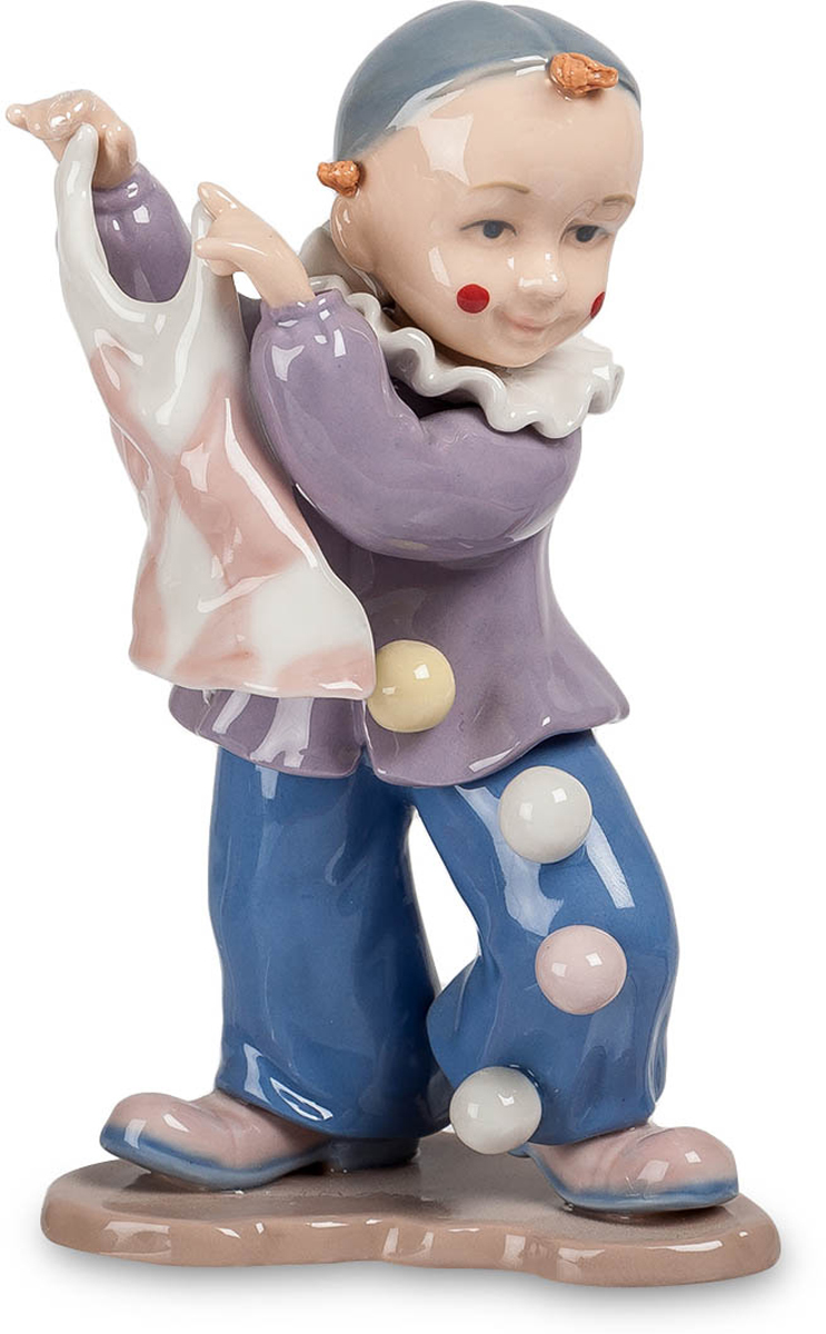 Фигурка Pavone Клоун. CMS-23/ 4CMS-23/ 4 Фигурка Pavone Клоун. CMS-23/ 4CMS-23/ 4Фигурка Клоун (Pavone) Никогда не задумывались – какими качествами и характеристиками должен обладать настоящий и душевный подарок. Необходимо чтобы он обязательно нравился, как владельцу, так и гостям празднества, чтобы он напоминал о дарителе. Всем перечисленным параметрам в полной мере отвечает фарфоровая фигурка Клоун, выполненный в виде мальчика, показывающего свои первые фокусы. Не зря говорят, что у каждого подарка или сувенира из фарфора существует обратная связь. И одаряемый, и даритель через подношение как-бы связываются между собой. А если учесть, что вряд ли можно найти на земле такого человека, который бы при виде мальчика в костюме клоуна, не вспомнил о своем детстве, то становится абсолютно ясно – это самый лучший подарок.