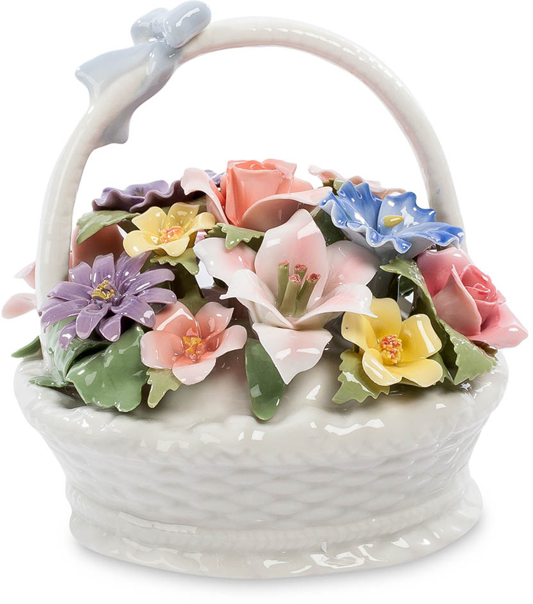 Музыкальная композиция Pavone Цветочная корзина. CMS-33/22CMS-33/22 Музыкальная композиция Pavone Цветочная корзина. CMS-33/22CMS-33/22Музыкальная композиция Цветочная корзина (Pavone) Корзина, наполненная благоухающими цветами, является лучшим подарком для любой женщины. Но какими красивыми не были бы цветы, через время они неизбежно завянут, в отличие от музыкальной композиции Цветочная корзина. Это изделие изготовлено из тончайшего фарфора, благодаря чему мастеру удалось передать в нем всю красоту живых цветов. Глядя на цветочный букет, кажется, будто бы каждый бутон истончает удивительный аромат. Музыкальная композиция Цветочная корзина отличается особым очарованием, учитывая еще и то, что это изделие наполнит ваш дом чарующими мелодичными звуками.