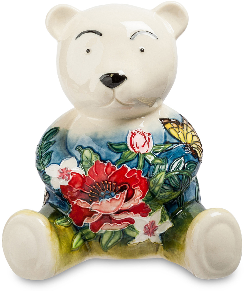Копилка Pavone Мишка. JP-158/10JP-158/10 Копилка Pavone Мишка. JP-158/10JP-158/10Фигурка Медведя высотой 16 см. Есть медведи суровые, сердитые! А есть Мишки - Милашки, добрые и приятные. Фарфоровый мишка станет не только тайным местом, где вы будете хранить свои сбережения, но и станет украшением вашей комнаты. Он превосходно дополнит ее. Мишка понравится многим своим искренним, безумно милым видом. Его глаза-бусины, маленький нос и круглые бровки делают мишку еще более притягивающим. Он удивительно обаятельный, а цветы на его теле дополняют копилку и создают полноценный яркий, необычный образ. Цветы настолько красивы, и яркие, что никто не скажет, что ваш мишка – это унылая копилка.