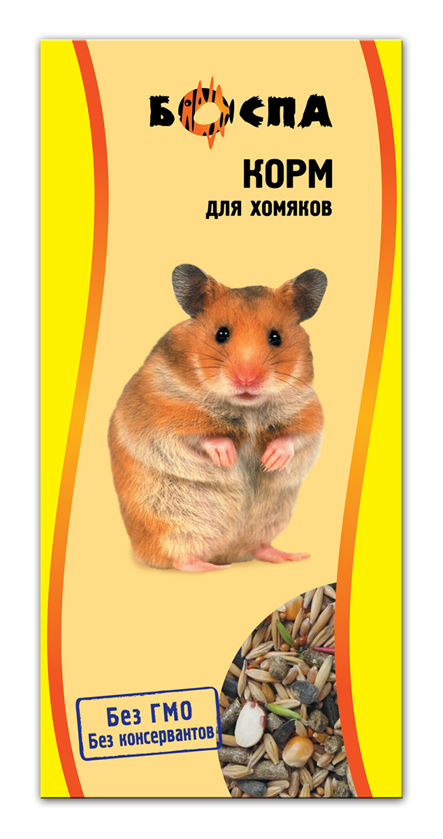 Корм для хомяков Боспа, 500 г0120710 Корм для хомяков Боспа, 500 г0120710Полнорационный корм для домашних животных