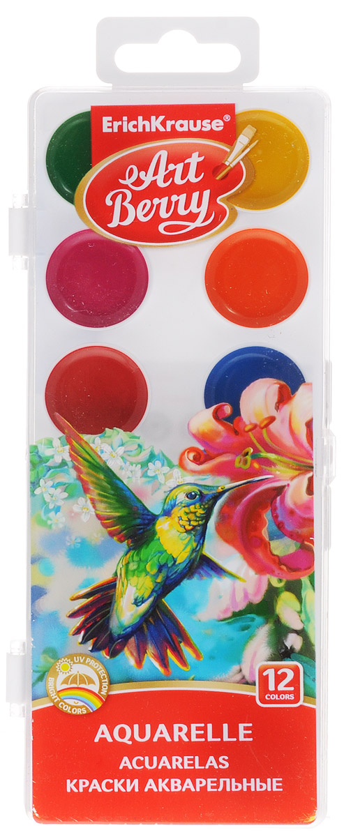 Erich Krause Краски акварельные Art Berry 12 цветовFS-54103 Erich Krause Краски акварельные Art Berry 12 цветовFS-54103Краски акварельные Erich Krause Art Berry идеально подойдут для детского художественного творчества, изобразительных и оформительских работ.Краски мягко ложатся на бумагу, легко смешиваются между собой, не крошатся и не смазываются, быстро сохнут. В качестве красящего элемента использованы натуральные пигменты.В процессе рисования у детей развивается наглядно-образное мышление, воображение, мелкая моторика рук, творческие и художественные способности, вырабатывается усидчивость и аккуратность.Краски поставляются в пластиковом пенале.
