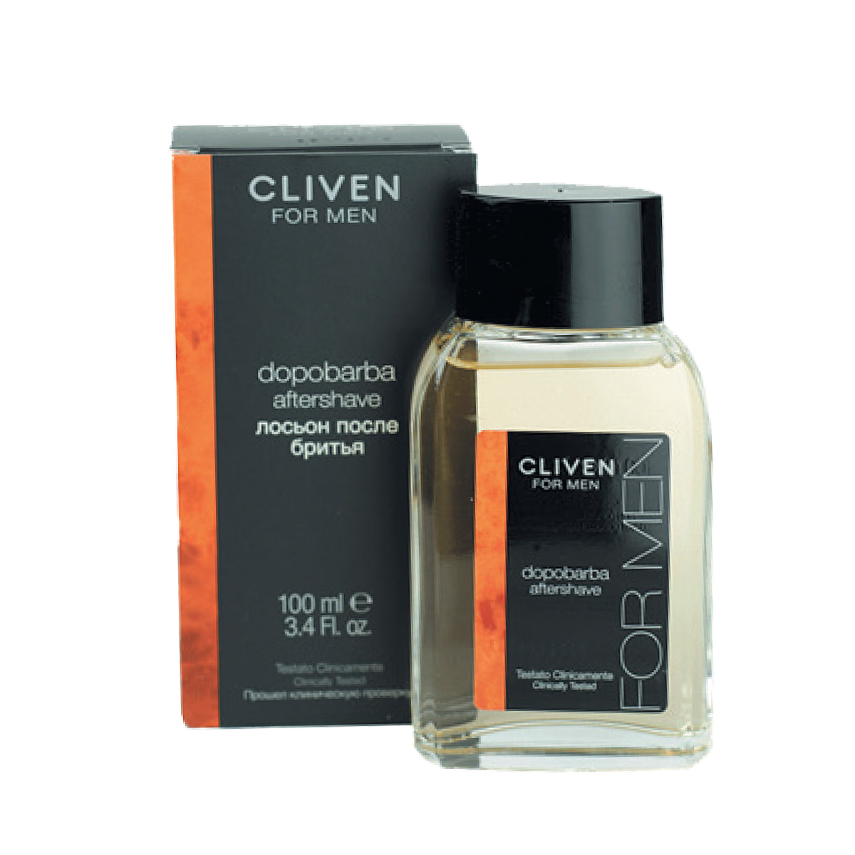 Cliven Лосьон после бритья 100мл7465 Cliven Лосьон после бритья 100мл7465Лосьон мгновенно заряжает кожу энергией, а витамин Е ухаживает и успокаивает после бритья. Моментально снимает ощущение жжения после бритья. Ваше лицо выглядит свежим и отдохнувшим.
