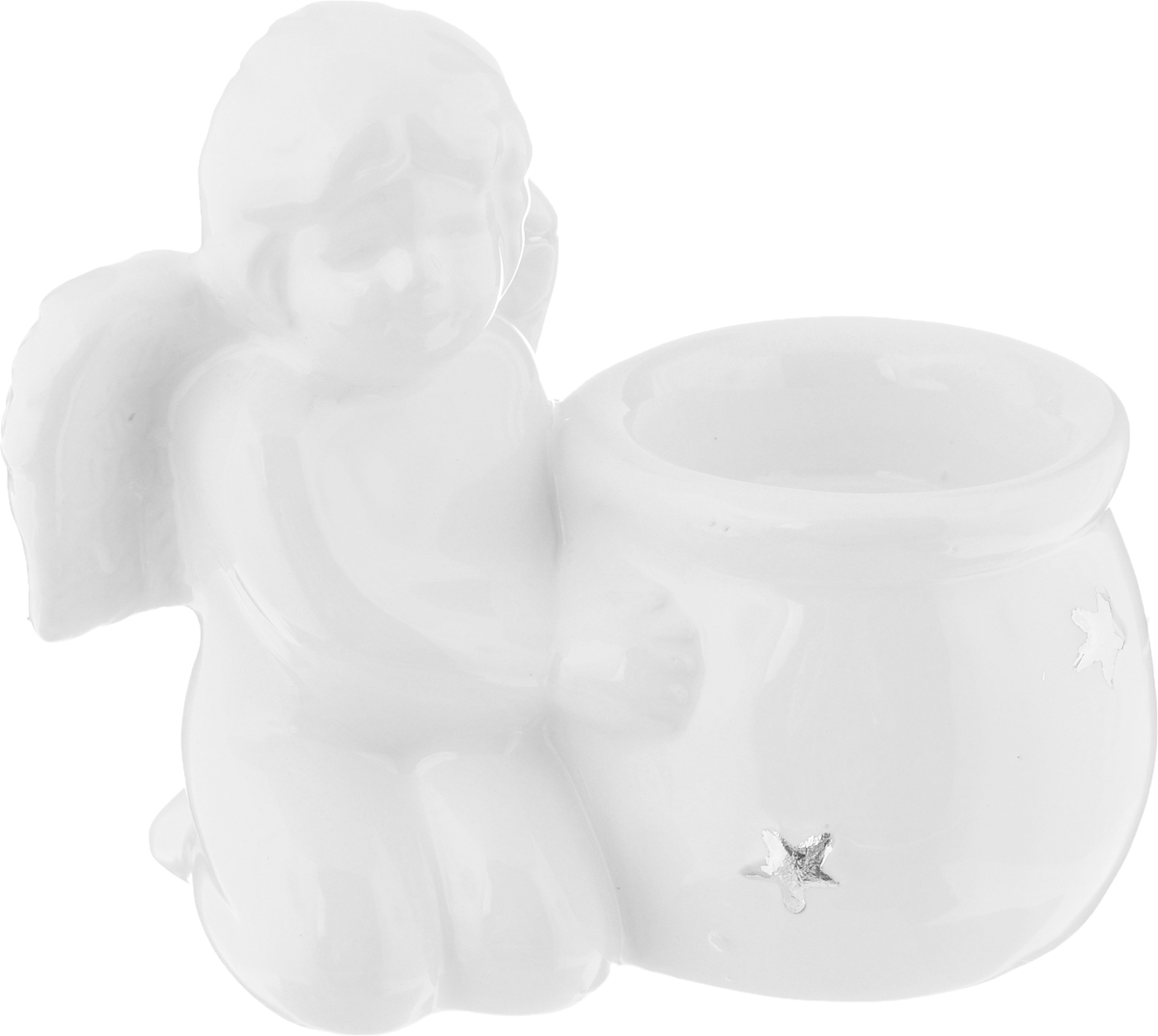 Подсвечник House & Holder Ангел, 12,5 х 7 х 10,5DSF07477B-2W Подсвечник House & Holder Ангел, 12,5 х 7 х 10,5DSF07477B-2WПодсвечник House & Holder Ангел, изготовленный из керамики, станет прекрасным украшением интерьера помещения. Подсвечник украшен фигуркой ангела. Имеется отверстие для чайной свечи (свеча в комплект не входит). Такой подсвечник станет отличным подарком для ваших родных и друзей.