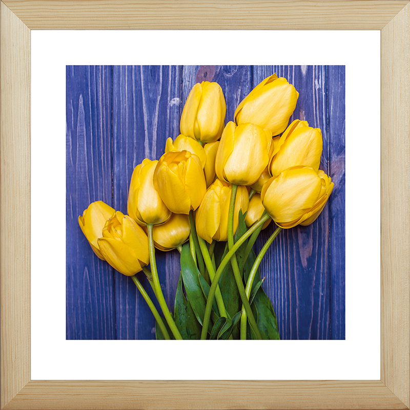 Картина Postermarket Желтые тюльпаны, 40 х 40 см. MC-59MC-59 Картина Postermarket Желтые тюльпаны, 40 х 40 см. MC-59MC-59Картина Postermarket Желтые тюльпаны прекрасно подойдет для декора интерьера различных помещений. Постер, выполненный в технике фотопечать, обрамлен паспарту и оформлен багетом бежевого цвета. Картина для интерьера (постер) - это современное и актуальное направление в дизайне помещений. Ее можно использовать для оформления любых помещений (дом, квартира, офис, бар, кафе, ресторан или гостиница). работоспособность. Правильное оформление интерьера создает благоприятный психологический климат, улучшает настроение и мотивирует. Размер картины: 400 x 400 мм.
