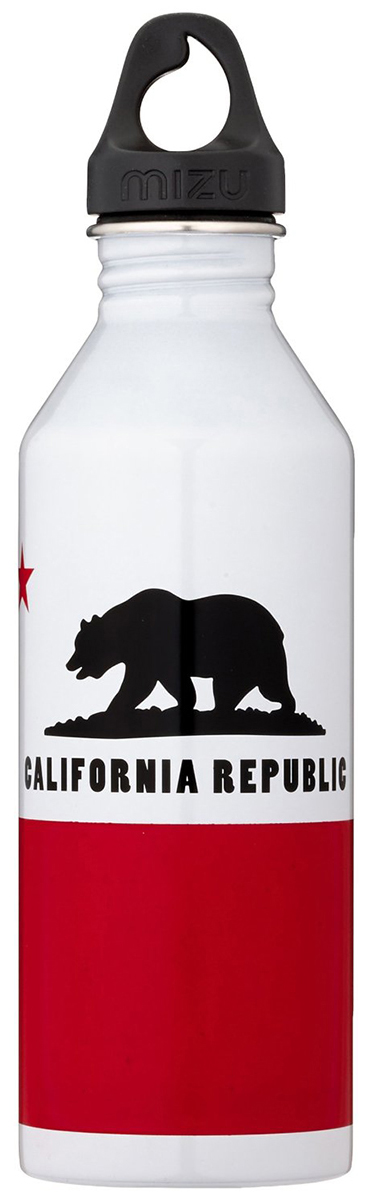 Бутылка для воды Mizu M8. California Flag, цвет: глянцево белый, 800 млM08AMZFCA Бутылка для воды Mizu M8. California Flag, цвет: глянцево белый, 800 млM08AMZFCAБутылка из пищевой нержавеющей стали для тех, кто заботится об окружающей среде и своем здоровье. Объем: 800 мл. Обхват: 24 см. Диаметр: 7 см. Высота (с крышкой): 26 см.