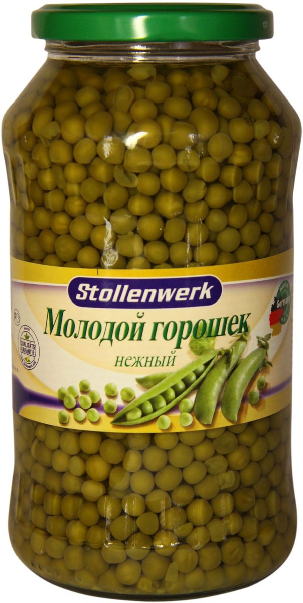 Stollenwerk горошек нежный молодой, 720 млСТo 89053 Stollenwerk горошек нежный молодой, 720 млСТo 89053Горошек Stollenwerk собирается молодым, неперезревшим; мелкий и нежный на вкус.