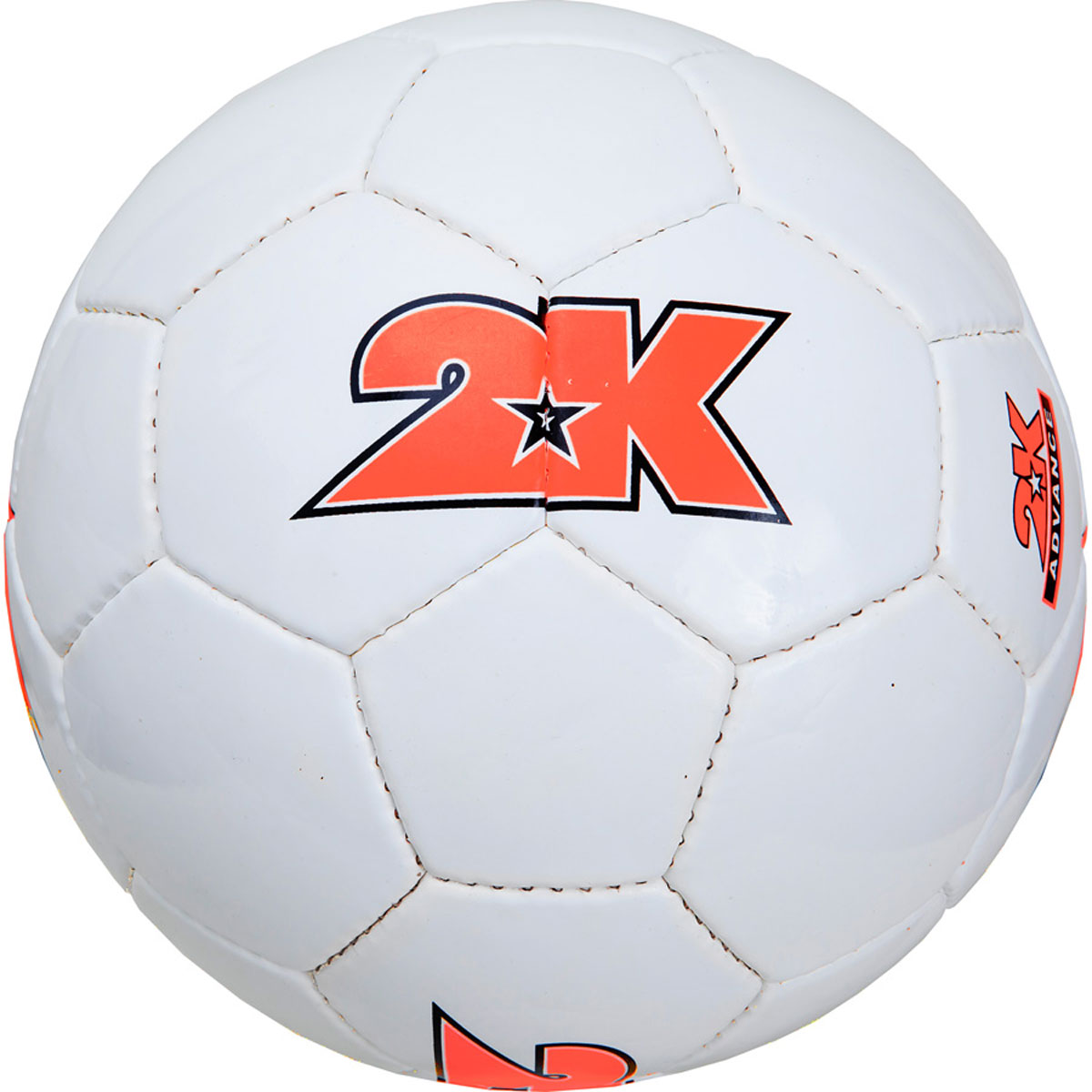 Мяч футбольный 2K Sport Advance, цвет: белый, оранжевый. Размер 4127048 Мяч футбольный 2K Sport Advance, цвет: белый, оранжевый. Размер 4127048Любительский футбольный мяч 2K Sport Advance изготовлен из полиуретана. Бесшовная камера выполнена из натурального латекса. Сшивка производилась вручную. Швы проклеены для герметизации.
