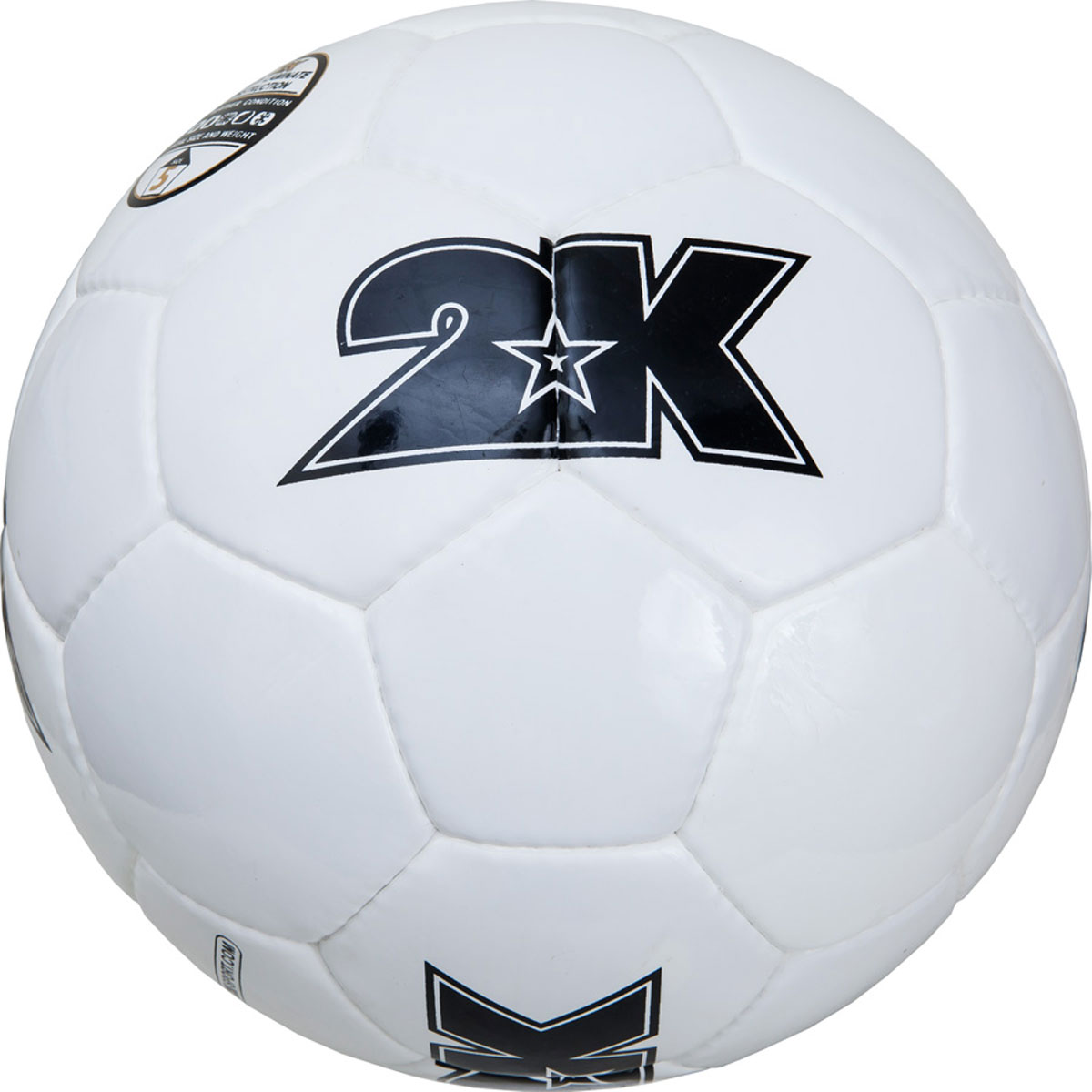 Мяч футбольный 2K Sport Merkury, цвет: белый, черный. Размер 5127062 Мяч футбольный 2K Sport Merkury, цвет: белый, черный. Размер 5127062Любительский футбольный мяч 2K Sport Merkury изготовлен из полиуретана, полиэстера и хлопка. Сшивка производилась вручную. Швы проклеены для герметизации.