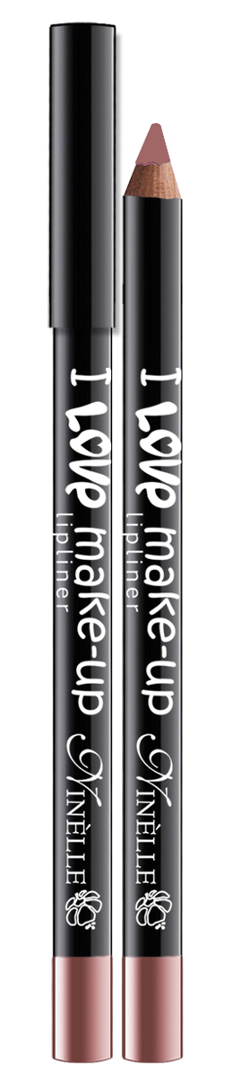 Ninelle Карандаш для губ I Love Make-Up №199, 1.5г1172N10882 Ninelle Карандаш для губ I Love Make-Up №199, 1.5г1172N10882Текстура нового поколения для мягкого и легкого нанесения и надежной устойчивости. Высокая концентрация пигментов в формуле карандашей и их идеальное распределение в текстуре, яркий цвет без недостатков.