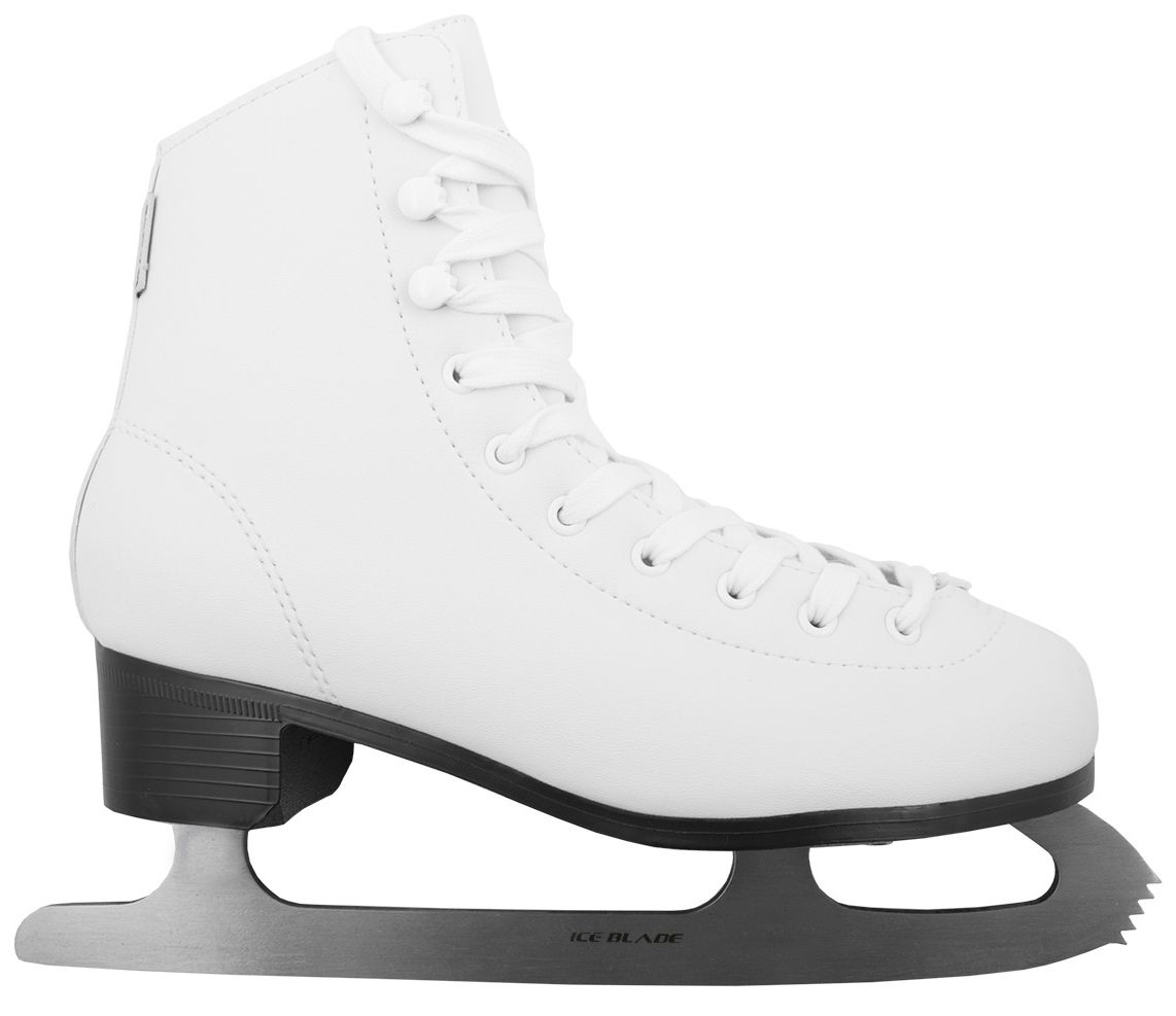 Коньки фигурные Ice Blade Todes, цвет: белый. УТ-00004985. Размер 36PW-221 Коньки фигурные Ice Blade Todes, цвет: белый. УТ-00004985. Размер 36PW-221Коньки классической формы Ice Blade Todes предназначены для любительского фигурного катания. Ботинок анатомической конструкции выполнен из высококачественной искусственной кожи, покрытой полиуретаном. Внутренняя набивка из специального материала, комфортно адаптирующегося к форме ноги. Внутренняя отделка из мягкого материала. Лезвие выполнено из высокоуглеродистой стали с покрытием из никеля, что гарантирует прочность и долговечность. Удобная система фиксации ноги и улучшенная колодка сделают катание невероятно комфортным и безопасным. Предназначены для использования на открытом и закрытом льду.