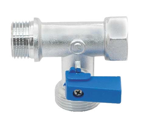 Кран шаровой Fornara, трехпроходной, 1/2 x 3/4 х 1/2124D-E-RTBO Кран шаровой Fornara, трехпроходной, 1/2 x 3/4 х 1/2124D-E-RTBOКран Fornara предназначен для подключения бытовой техники (стиральных и посудомоечных машин) к магистральным трубопроводам с циркуляцией горячих и холодных неагрессивных жидкостей. Диапазон рабочих температур: от +5°C до +95°C. Рабочее давление: 10 бар. Корпус крана покрыт никелем и хромирован гальваническим способом. Корпус обрабатывается пескоструйным способом.