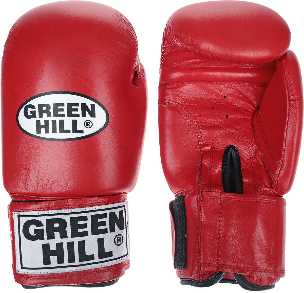 Перчатки боксерские Green Hill Tiger, цвет: красный, белый. Вес 14 унцийBGT-2010с Перчатки боксерские Green Hill Tiger, цвет: красный, белый. Вес 14 унцийBGT-2010сБоевые боксерские перчатки Green Hill Tiger применяются как для соревнований, так и для тренировок. Верх выполнен из натуральной кожи, вкладыш - предварительно сформированный пенополиуретан. Манжет на липучке способствует быстрому и удобному надеванию перчаток, плотно фиксирует перчатки на руке. Отверстия в области ладони позволяют создать максимально комфортный терморежим во время занятий. В перчатках применяется технология антинокаут.