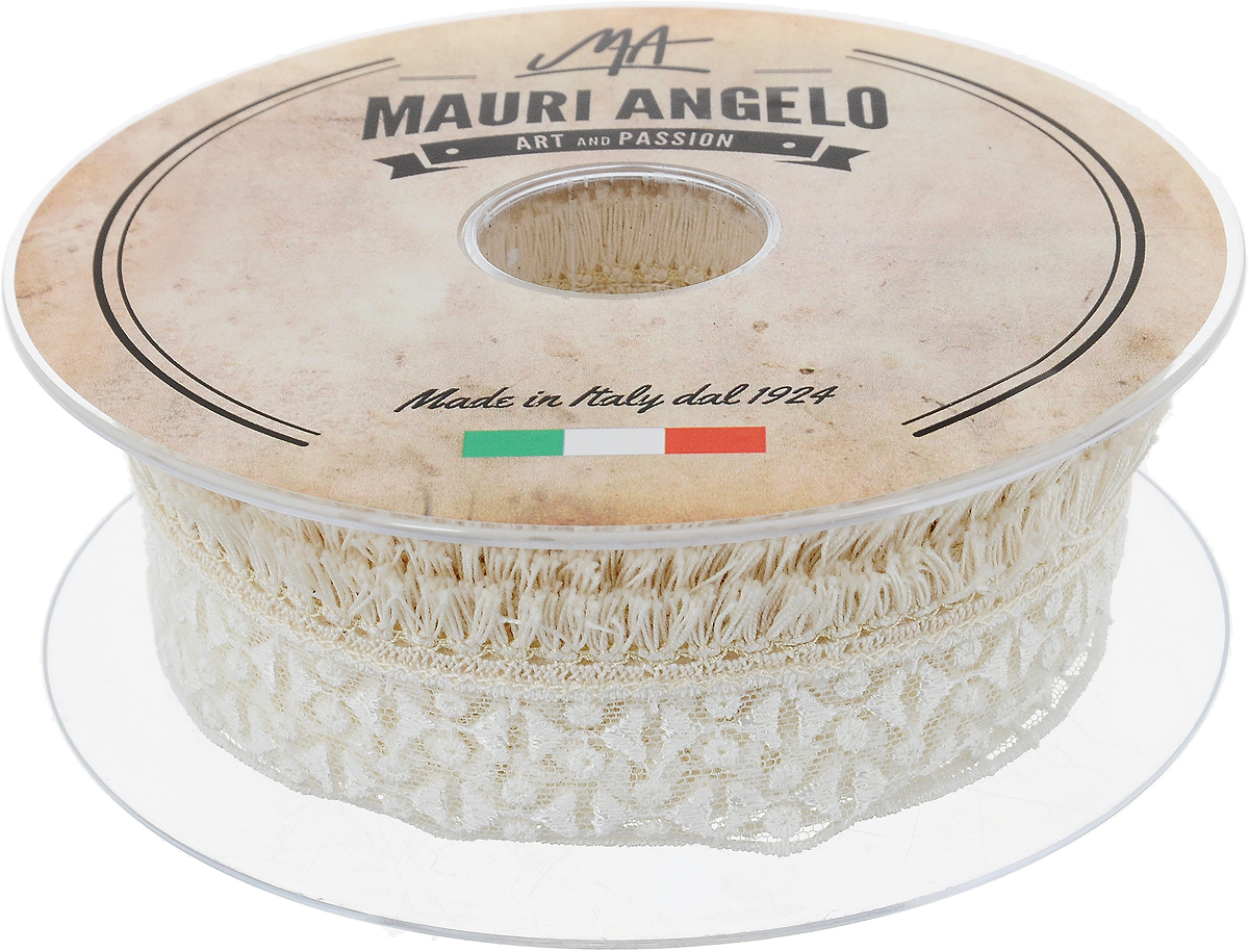 Лента кружевная Mauri Angelo, цвет: белый, бежевый, 2 см х 10 м. MR897Z169/EKT002A Лента кружевная Mauri Angelo, цвет: белый, бежевый, 2 см х 10 м. MR897Z169/EKT002AДекоративная кружевная лента Mauri Angelo выполнена из высококачественных материалов. Кружево применяется для отделки одежды, постельного белья, а также в оформлении интерьера, декоративных панно, скатертей, тюлей, покрывал. Главные особенности кружева - воздушность, тонкость, эластичность, узорность.Такая лента станет незаменимым элементом в создании рукотворного шедевра.