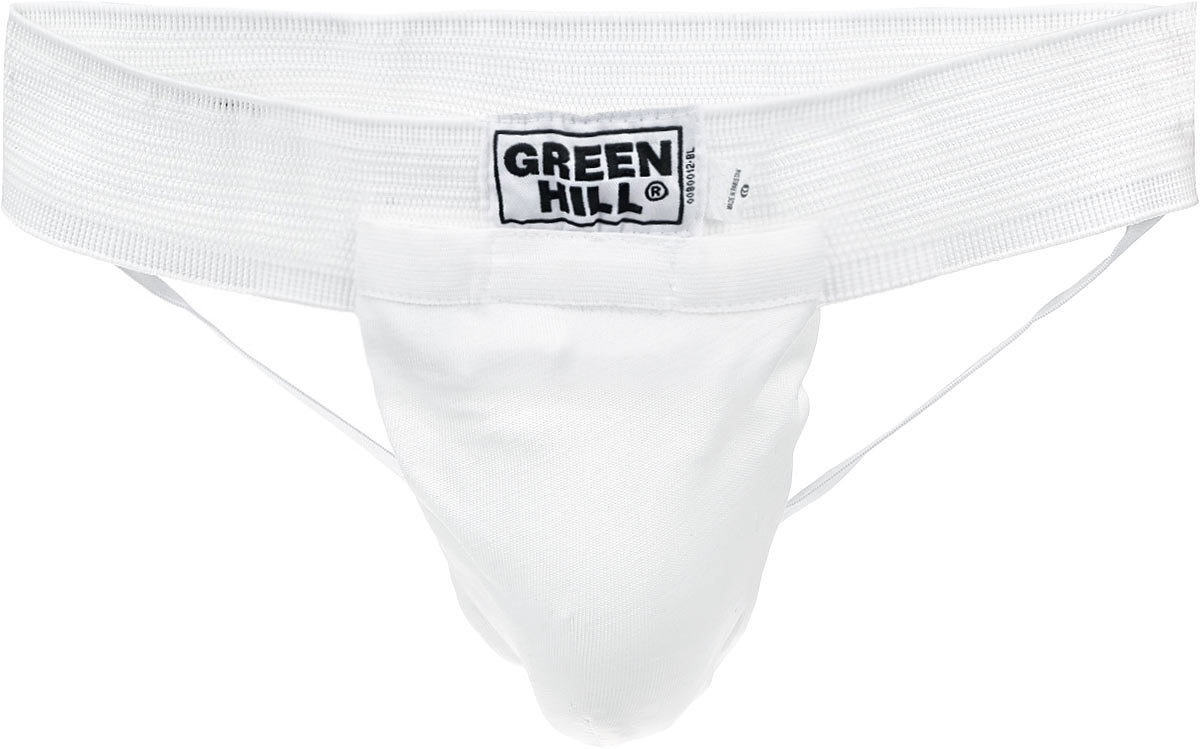 Защита паха мужская Green Hill Boxing, цвет: белый. Размер XXL. CSG-6048AP202004 Защита паха мужская Green Hill Boxing, цвет: белый. Размер XXL. CSG-6048AP202004Мужская защита Green Hill Boxing предназначена для защиты от случайных ударов в область паха во время спарринга. Представляет собой защитный пластиковый бандаж, обтянутый эластичной тканью. Бандаж имеет анатомически правильную форму. Благодаря эластичному поясу он плотно прилегает к телу и не спадает во время боя. Защита не требует специального ухода, для стирки достаточно вынуть пластик, а после стирки положить на место и закрыть липучкой. Размер без учета ремня: 20 х 14 х 7 см.