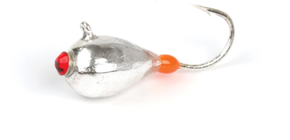 Мормышка вольфрамовая Finnex Капля с ушком Swarovski, 0,5 г, 5 шт. K3- SAG+03/1/12 Мормышка вольфрамовая Finnex Капля с ушком Swarovski, 0,5 г, 5 шт. K3- SAG+03/1/12Мормышка Капля с ушком Swarovski изготовлена из вольфрама и оснащена крючком Hayabusa. Главное достоинство вольфрамовой мормышки - большой вес при малом объеме. Эта особенность дает большие преимущества при ловле, так как позволяет быстро погрузить приманку на требуемую глубину и лучше чувствовать игру мормышки. За счет небольшого лобового сопротивления приманка не только быстро оказывается на нужной глубине, но и предоставляет возможность ведения действительной активной игры.