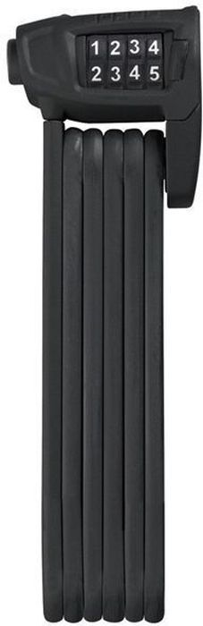 Велозамок Abus Bordo Combo Lite 6150/85, цвет: черныйCRL-3BL Велозамок Abus Bordo Combo Lite 6150/85, цвет: черныйCRL-3BLКомпактный складной велозамок Abus Bordo изготовлен из закаленной стали с мягким покрытием для предотвращения повреждения лакокрасочного покрытия велосипеда. Такой замок - отличная вещь для сохранности вашего велосипеда. На замке устанавливается индивидуальный цифровой код на четырех колесиках прокрутки.Степень защиты: 6 из 15. Диаметр стержня: 5 мм.Окружность: 85 см.