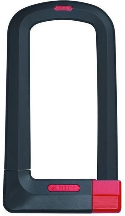 Велозамок Abus uGrip Plus 501, с ключами, цвет: черный, красныйMW-1462-01-SR серебристый Велозамок Abus uGrip Plus 501, с ключами, цвет: черный, красныйMW-1462-01-SR серебристыйВелозамок Abus uGrip Plus 501 - это модель с очень хорошей степенью защиты от кражи дорогих велосипедов при высокой степени риска. Относится к типу замков U-lock, снабжен скобой квадратного сечения из закаленной стали высотой 225 мм и толщиной 13 мм. Запатентованная технология обеспечивает высокую прочность при ударах и натяжении. Специальное силиконовое покрытие с эффектом Soft-Touch защищает краску велосипеда от повреждений. Цилиндрический замок Abus Plus имеет уровень стойкости 13 и подходит при риске кражи высокой степени. Автоматическая крышка скважины предназначена для защиты от грязи, коррозии и проникновения посторонних предметов. В комплекте крепление USN 501 для круглых труб рамы от 15 до 35 мм. К замку прилагаются два ключа, один из которых снабжен подсветкой. Чтобы вскрыть такой замок, грабителю потребуются специальные дорогостоящие и мощные инструменты больших размеров, например, болгарка или болторез, которые привлекут внимание окружающих. Также попытка открыть его с помощью отмычек не принесет никакого результата. Большим преимуществом также является то, что замок ограничивает пространство, которое может потребоваться вору для его срыва с помощью лома или рычага. Такой замок пользуется особой популярностью, потому что обеспечивает высокую степень защиты велотранспорта от угона. Внутренний размер: 225 х 95 мм. Вес: 1650 г. Толщина стального прута: 13 мм.