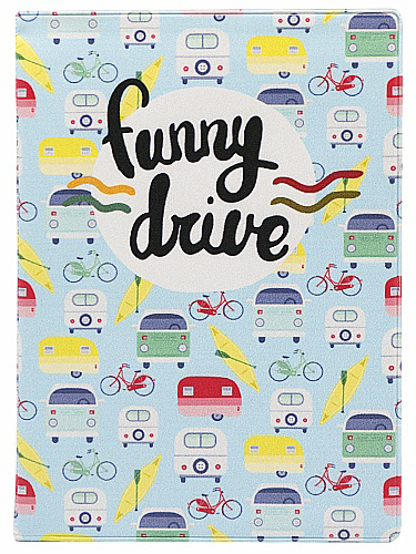 Обложка для автодокументов Kawaii Factory Funny drive, цвет: голубой. KW063-000062KW063-000062 Обложка для автодокументов Kawaii Factory Funny drive, цвет: голубой. KW063-000062KW063-000062Обложка для автодокументов Kawaii Factory Funny drive выполнена из качественного ПВХ. Модель оформлена оригинальным принтом. Внутри содержится блок из прозрачных файлов из мягкого пластика, которые защитят ваши документы от грязи и потертостей.