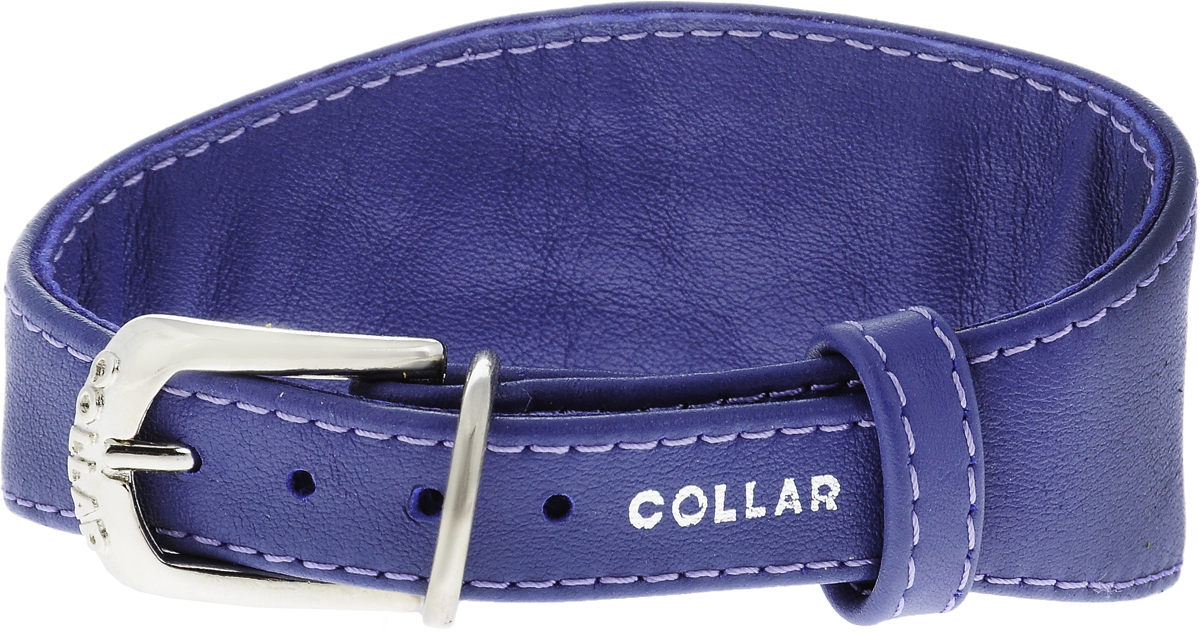 Ошейник для борзых собак CoLLaR Glamour, цвет: фиолетовый, ширина 1,5 см, обхват шеи 23-27 см34649 Ошейник для борзых собак CoLLaR Glamour, цвет: фиолетовый, ширина 1,5 см, обхват шеи 23-27 см34649Ошейник для борзых собак CoLLaR Glamour, выполненный из натуральной кожи, устойчив к влажности и перепадам температур. Крепкие металлические элементы делают ошейник надежным и долговечным. Изделие отличается высоким качеством, удобством и универсальностью. Размер ошейника регулируется при помощи пряжки, зафиксированной на одном из 5 отверстий. Минимальный обхват шеи: 23 см. Максимальный обхват шеи: 27 см. Минимальная ширина: 1,5 см. Максимальная ширина: 5 см.