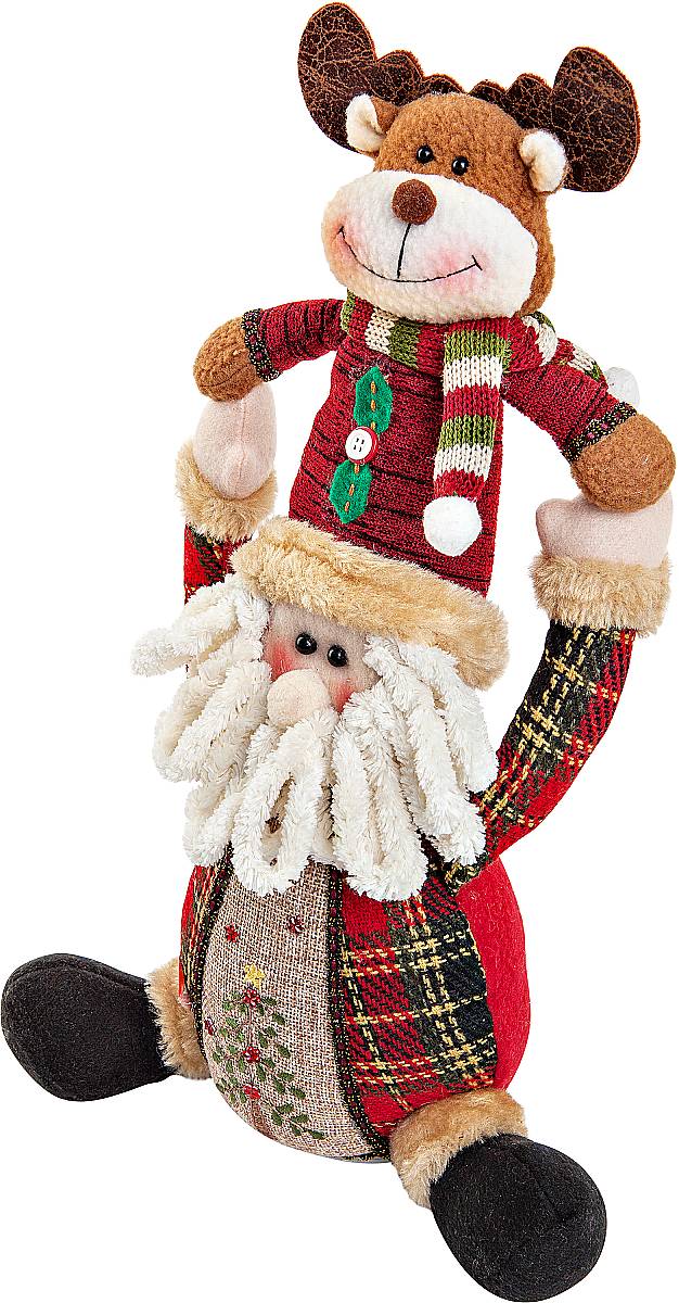 Игрушка новогодняя Mister Christmas, электромеханическая, высота 30 смCHL-243SN Игрушка новогодняя Mister Christmas, электромеханическая, высота 30 смCHL-243SNНовогодняя пляшущая и поющая игрушка Mister Christmas послужит оригинальным подарком в преддверии Нового года. Внешний вид сувенира весьма незатейлив. Изделие выполнено в виде Деда Мороза и оленя. При нажатии игрушка начинает двигаться в такт рождественской песни (Jingle Bells). Несмотря на столь ритмичные движения, механизм игрушки прослужит очень и очень долго. Все материалы, входящие в состав игрушки, прошли тщательные проверки и отличаются высочайшим качеством. Так же стоит отметить и то, что все материалы экологичны и безопасны. Работает от батареек (входят в комплект). Собираясь на празднование Нового года, прихватите с собой новогоднюю музыкальную игрушку Mister Christmas, ведь это подарок, который говорит сам за себя! Высота игрушки: 30 см.