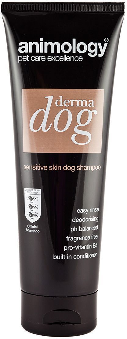 Шампунь-кондиционер Animology Derma Dog концентрированный, для чувствительной кожи, 250 мл41208 Шампунь-кондиционер Animology Derma Dog концентрированный, для чувствительной кожи, 250 мл41208Шампунь Animology Derma Dog (Дерма Дог) для чувствительной и очень нежной кожи. Шампунь не имеет не цвета, не запаха, поэтому остаётся мягким и деликатным в использовании. Шампунь идеален для собак, у которых есть аллергия на другие шампуни. Не сушит и не раздражает кожу собаки, придаёт шерсти вашего любимца приятный аромат и шелковистый блеск. Восстанавливает естественный рН баланс, хорошо очищает грязь, придаёт шерсти животного приятный аромат, гипоаллергенен. Подходит для всех пород собак для ежедневного использования. Можно использовать с 6-месячного возраста. Не препятствует действию антипаразитарных препаратов при их длительном использовании.