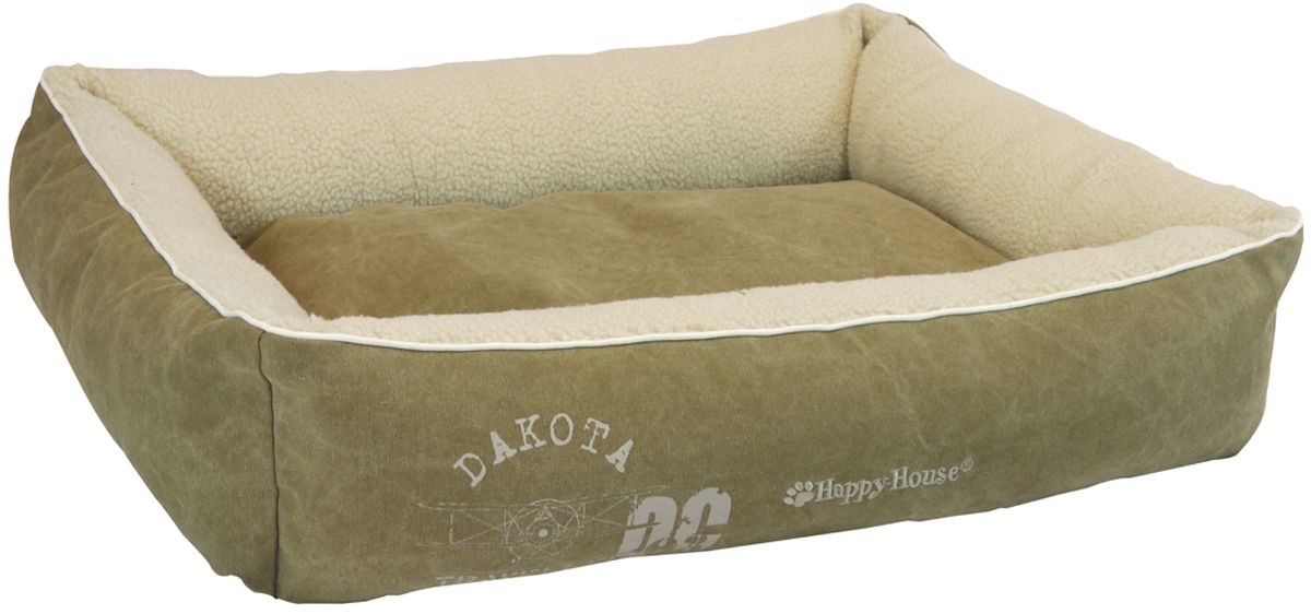 Лежак для животных Happy House Dakota, цвет: серо-бежевый, 95 х 75 х 15 см4197-1 Лежак для животных Happy House Dakota, цвет: серо-бежевый, 95 х 75 х 15 см4197-1Мягкий лежак для животных Happy House Dakota обязательно понравится вашему питомцу. Он выполнен из хлопка и плюша, а наполнитель - из полиэстера. Такой материал не теряет своей формы долгое время. Борта обеспечат вашему любимцу уют. Изделие имеет съемную подстилку. Лежак Happy House Dakota станет излюбленным местом вашего питомца, подарит ему спокойный и комфортный сон, а также убережет вашу мебель от многочисленной шерсти. Размер по верхнему краю: 95 х 75 см. Высота: 15 см.