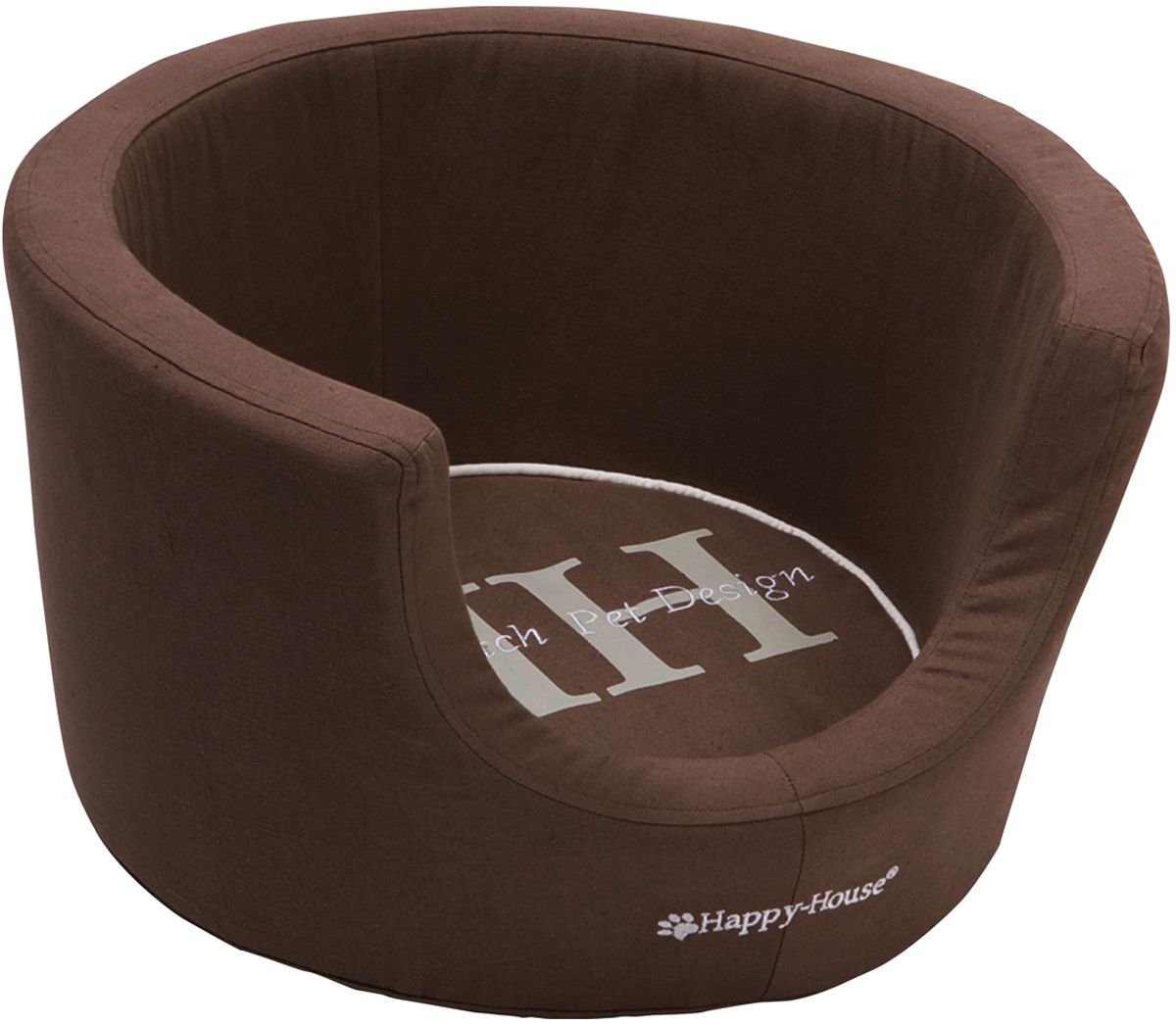Лежак для животных Happy House Canvas Comfort, цвет: коричневый, 52 х 52 х 31 см8912-4 Лежак для животных Happy House Canvas Comfort, цвет: коричневый, 52 х 52 х 31 см8912-4Лежак Happy House Canvas Comfort непременно станет любимым местом отдыха вашего домашнего животного. Изделие выполнено из высококачественного хлопка, а наполнитель - из полиэстера. Такой материал не теряет своей формы долгое время. Внутри имеется мягкая съемная подстилка. На таком лежаке вашему любимцу будет мягко и тепло. Он подарит вашему питомцу ощущение уюта и уединенности.