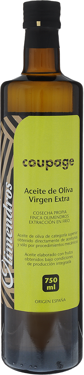 Olimendros Оливковое масло Extra Virgin Купаж, 750 мл0120710 Olimendros Оливковое масло Extra Virgin Купаж, 750 мл0120710Оливковое масло Olimendros Extra Virgin. Купаж - нефильтрованное оливковое масло первого холодного отжима с кислотностью 0,12%, которая является лечебной по испанским законам, из оливок различных сортов раннего сбора урожая (начальная стадия созревания).У масла фруктовый аромат с нотками зеленых листьев, томатов и баклажана. Фермерский продукт из региона Мурсия (Испания). Плантации расположены на высоте 600 метров над уровнем моря. От сбора урожая до производства масла проходит всего несколько часов: маслодельня находится в центре усадьбы, площадь которой 500 Га. Масло производится под контролем качества региона Мурсия.