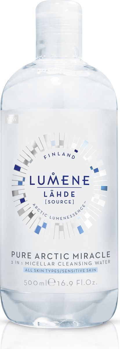 Lumene Lahde Мицеллярная вода 3 в 1, 500 млNL580-80325 Lumene Lahde Мицеллярная вода 3 в 1, 500 млNL580-80325Бережно удаляет макияж и загрязнения, увлажняет кожу. Придает сияние при постоянном использовании. Не нужно смывать или наносить тоник после использования. Подходит для чувствительной кожи. Без отдушек.