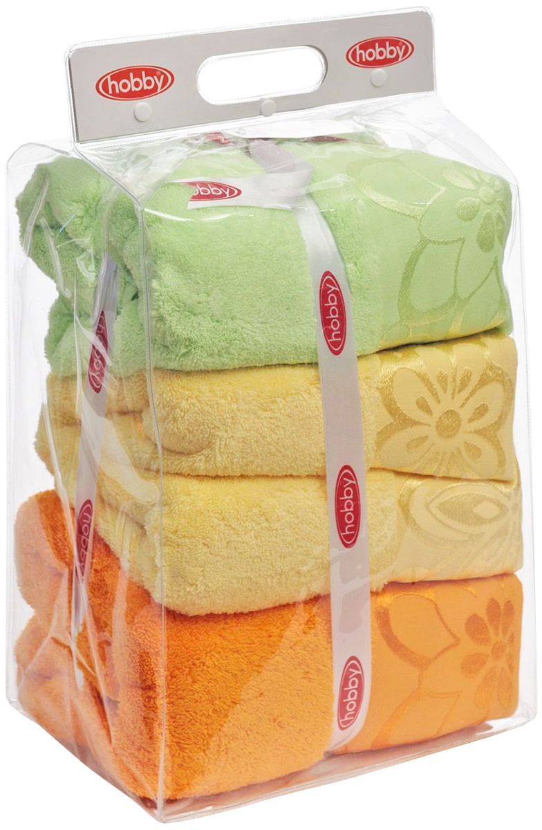 Набор полотенец Hobby Home Collection Dora, цвет: желтый, оранжевый, зеленый, 70 х 140 см, 3 шт1501000455 Набор полотенец Hobby Home Collection Dora, цвет: желтый, оранжевый, зеленый, 70 х 140 см, 3 шт1501000455Набор Hobby Home Collection Dora состоит из трех махровых полотенец, выполненных из натурального 100% хлопка. Изделия мягкие, отлично впитывают влагу, быстро сохнут, сохраняют яркость цвета и не теряют форму даже после многократных стирок. Полотенца Hobby Home Collection Dora очень практичны и неприхотливы в уходе. Они легко впишутся в любой интерьер благодаря своей нежной цветовой гамме.