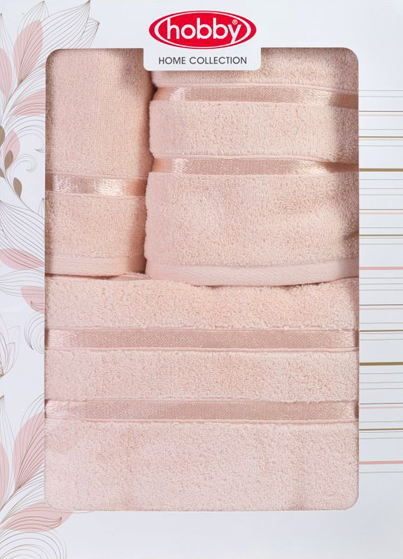 Полотенце махровое Hobby Home Collection Dolce, цвет: персиковый, 30х50 см, 50х90 см, 70х140 см, 3 шт1501001209 Полотенце махровое Hobby Home Collection Dolce, цвет: персиковый, 30х50 см, 50х90 см, 70х140 см, 3 шт1501001209Полотенца марки Хобби уникальны и разрабатываются эксклюзивно для данной марки. При создании коллекции используются самые высокотехнологичные ткацкие приемы. Дизайнеры марки украшают вещи изысканным декором. Коллекция линии соответствует актуальным тенденциям, диктуемым мировыми подиумами и модой в области домашнего текстиля.