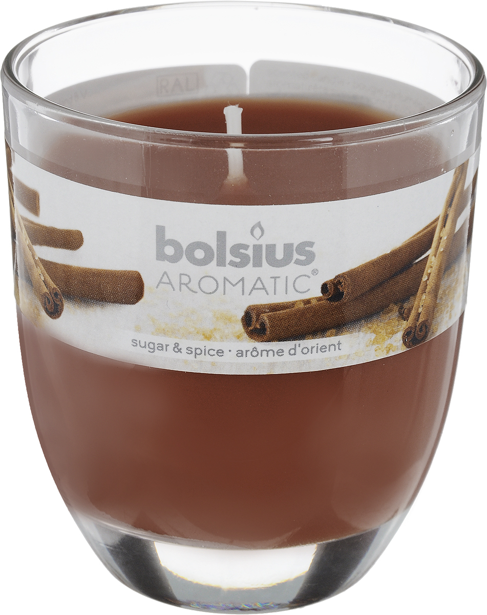 Свеча ароматическая Bolsius Пряность, 7 х 7 х 8 смFS-91909 Свеча ароматическая Bolsius Пряность, 7 х 7 х 8 смFS-91909Ароматизированная свеча Bolsius Пряность изготовлена из воска и поставляется в подсвечнике в виде стеклянного стакана. Изделие отличается оригинальным дизайном и приятным ароматом. Такая свеча может стать отличным подарком или дополнить интерьер вашей комнаты.