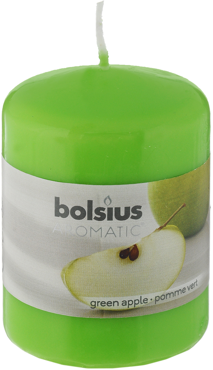 Свеча ароматическая Bolsius Яблоко, 6 х 6 х 7,3 см103626490185 Свеча ароматическая Bolsius Яблоко, 6 х 6 х 7,3 см103626490185Свеча ароматическая Bolsius Яблоко создаст в доме атмосферу тепла и уюта. Свеча приятно смотрится в интерьере, она безопасна и удобна в использовании. Свеча создаст приятное мерцание, а сладкий манящий аромат окутает вас и подарит приятные ощущения.