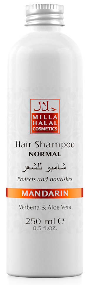 Milla Halal Cosmetics Шампунь для нормальных волос с экстрактами вербены и алоэ вера MILLA MANDARIN, 250МЛMP59.4D Milla Halal Cosmetics Шампунь для нормальных волос с экстрактами вербены и алоэ вера MILLA MANDARIN, 250МЛMP59.4D100% натуральный продукт. Шампунь быстро и эффективно очищает волосы, стимулирует их рост. Входящий в состав шампуня экстракт листьев и цветов Вербены лекарственной, способствует заживлению ранок кожи головы. Экстракт листьев Алоэ Вера способствует быстрой регенерации клеток кожи.