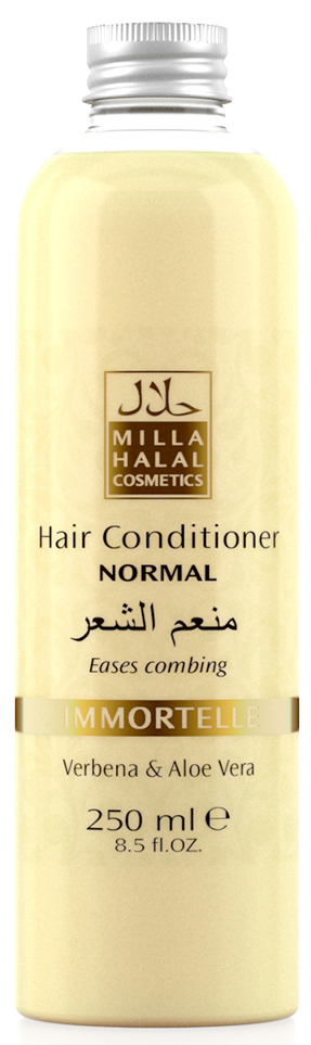 Milla Halal Cosmetics Кондиционер для нормальных волос с экстрактами вербены и алоэ вера MILLA IMMORTELLE, 250МЛ10980 Milla Halal Cosmetics Кондиционер для нормальных волос с экстрактами вербены и алоэ вера MILLA IMMORTELLE, 250МЛ10980100% натуральный продукт. Кондиционер для нормальных волос с экстрактами листьев Вербены лекарственной и Алоэ Вера является эффективным средством по уходу за любым типом волос, подходит для частого применения. Кондиционер значительно облегчает расчёсывание волос, не утяжеляет их.