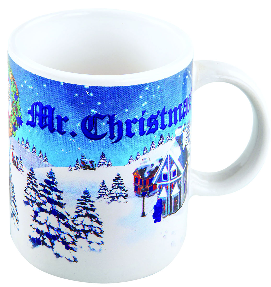 Кружка-хамелеон Mister Christmas, высота 9,5 см6509 Кружка-хамелеон Mister Christmas, высота 9,5 см6509Кружка-хамелеон Mister Christmas выполнена из высококачественного фарфора. Если в нее налить горячий напиток, то надпись Mr. Christmas меняет цвет. Такой подарок станет не только приятным, но и практичным сувениром: кружка станет незаменимым атрибутом чаепития, а оригинальный дизайн вызовет улыбку.