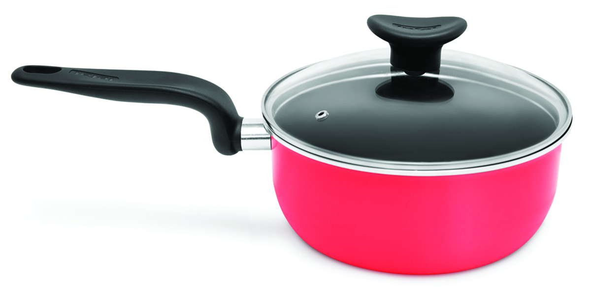 Ковш Tefal Tulip с крышкой, с антипригарным покрытием. Диаметр 18 см. 4146418CM000001326 Ковш Tefal Tulip с крышкой, с антипригарным покрытием. Диаметр 18 см. 4146418CM000001326Ковш Tefal Tulip изготовлен из листового алюминия с антипригарным покрытием Resist Plus. Покрытие экологичное и безопасное для здоровья, оно не содержит примеси PFOA, свинца и кадмия. Пища не пригорает и не прилипает к стенкам, что обеспечивает быстрое и удобное приготовление пищи. Технология Durabase обеспечивает равномерное распределение тепла, а значит, быстрое и качественное приготовление пищи. Ручка эргономичной формы выполнена из бакелита. Крышка изготовлена из жаропрочного стекла, оснащена ручкой, металлическим ободом и отверстием для выпуска пара. Контроль температуры приготовления - это ключ к отличным результатам на кухне. Когда сковорода недостаточно нагрета для начала готовки, процесс приготовления становится дольше, и время приготовления увеличивается. Возникает риск, что продукт отдаст свои соки раньше времени и в результате станет сухим. При слишком низкой температуре цвет продукта теряет насыщенность, а текстура - упругость. В результате блюдо получится пресным и невыразительным на вкус. Используйте индикатор температурного нагрева Tefal Thermo-spot для того, чтобы ваши блюда всегда были превосходными на вкус! Если индикатор стал равномерно красным, то пора начинать готовить. Подходит для газовых плит. Можно мыть в посудомоечной машине.