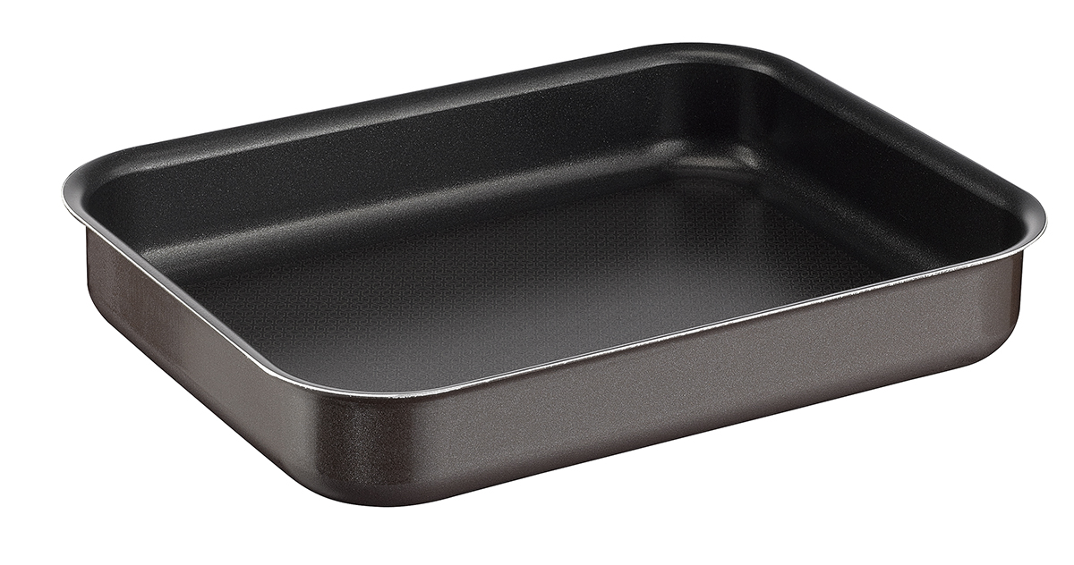 Противень для запекания Tefal Natura, с антипригарным покрытием, 26 х 20 смJ1200502 Противень для запекания Tefal Natura, с антипригарным покрытием, 26 х 20 смJ1200502Противень для запекания Tefal Natura выполнен из переработанного алюминия, обладающего большой износостойкостью и надежностью. Изделие не содержит вредных для организма веществ (PFOA, кадмий, свинец). Технология антипригарного покрытия Cuisson Homogene способствует оптимальному распределению тепла. Противень легко чистить и мыть. Можно мыть в посудомоечной машине. Внешний размер противня: 27 х 21 см. Внутренний размер противня: 26 х 20 см. Высота стенок противня: 4,5 см.