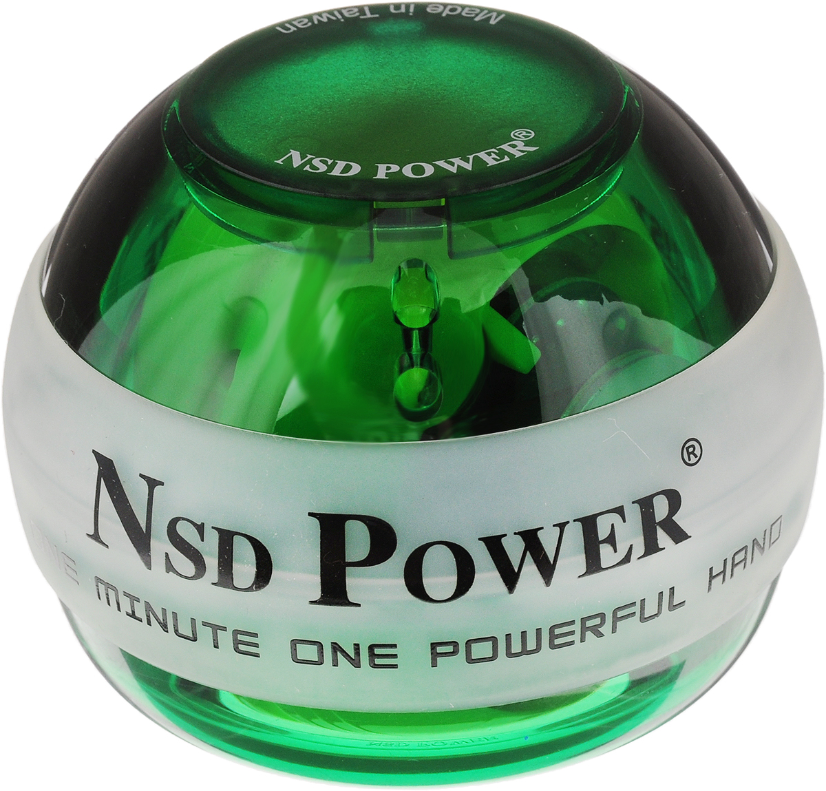 Тренажер кистевой NSD Power Powerball Neon. PB - 188LPB-188L Green Тренажер кистевой NSD Power Powerball Neon. PB - 188LPB-188L GreenКистевой тренажер NSD Power Powerball Neon - новая модель c подсветкой, изготовленная из более прочного материала с системой защиты ротора. Защита предотвращает повреждение при падении шара на твердую поверхность, благодаря чему тренажер будет служить вам очень долгое время. Прекрасно отрегулированный ротор тренажера с отличным балансом может достигать скорости вращения до 15000 оборотов в минуту. Стильный тренажер для кисти рук, который можно использовать в любую свободную минуту. В комплект входят инструкция и два шнурка для раскрутки. Тренажер подходит как для развлечения, так и для постоянных тренировок или в виде разминки для полноценной спортивной тренировки. Размер тренажера: 7 х 5,5 см.