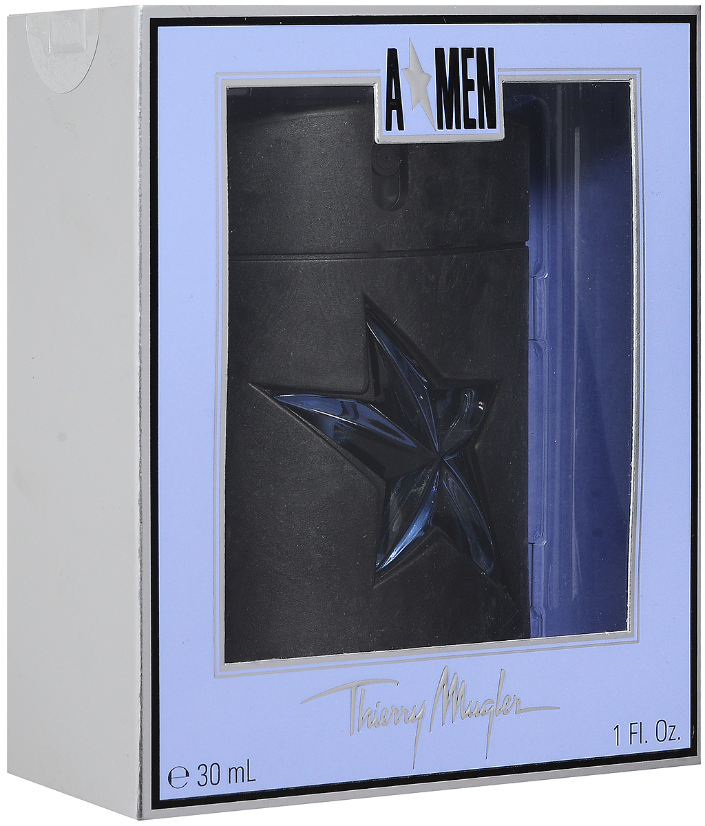 Thierry Mugler Туалетная вода A*Men (Каучук), 30 мл4409 Thierry Mugler Туалетная вода A*Men (Каучук), 30 мл4409Древесные, ориентальные. Бергамот, кориандр, лаванда, мята, ноты свежести, жасмин, карамель, кедр, ландыш, мед, молоко, пачули, амбра, бензоин, бобы тонка, ваниль, кофе, мускус.