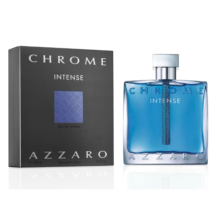 Azzaro Chrome Intense Туалетная вода мужская, 50 млперфорационные unisex Azzaro Chrome Intense Туалетная вода мужская, 50 млперфорационные unisexАроматические, фужерные. Амбра, бобы тонка, бренди, ветивер, корица