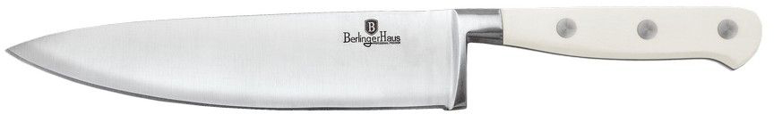 Нож поварской Berlinger Haus Piano Line, длина лезвия 20 см2076-ВН Нож поварской Berlinger Haus Piano Line, длина лезвия 20 см2076-ВНПоварской нож Berlinger Haus Piano Line выполнен из качественной нержавеющей стали с лазерной заточкой и снабжен удобной рукояткой. Сбалансированный по весу нож отлично лежит в руке. Нож не подвержен ржавлению, очень долго держит заточку, а также имеет хорошие режущие качества. Этот нож идеален для нарезания любых продуктов: мяса, овощей, сыра, зелени.