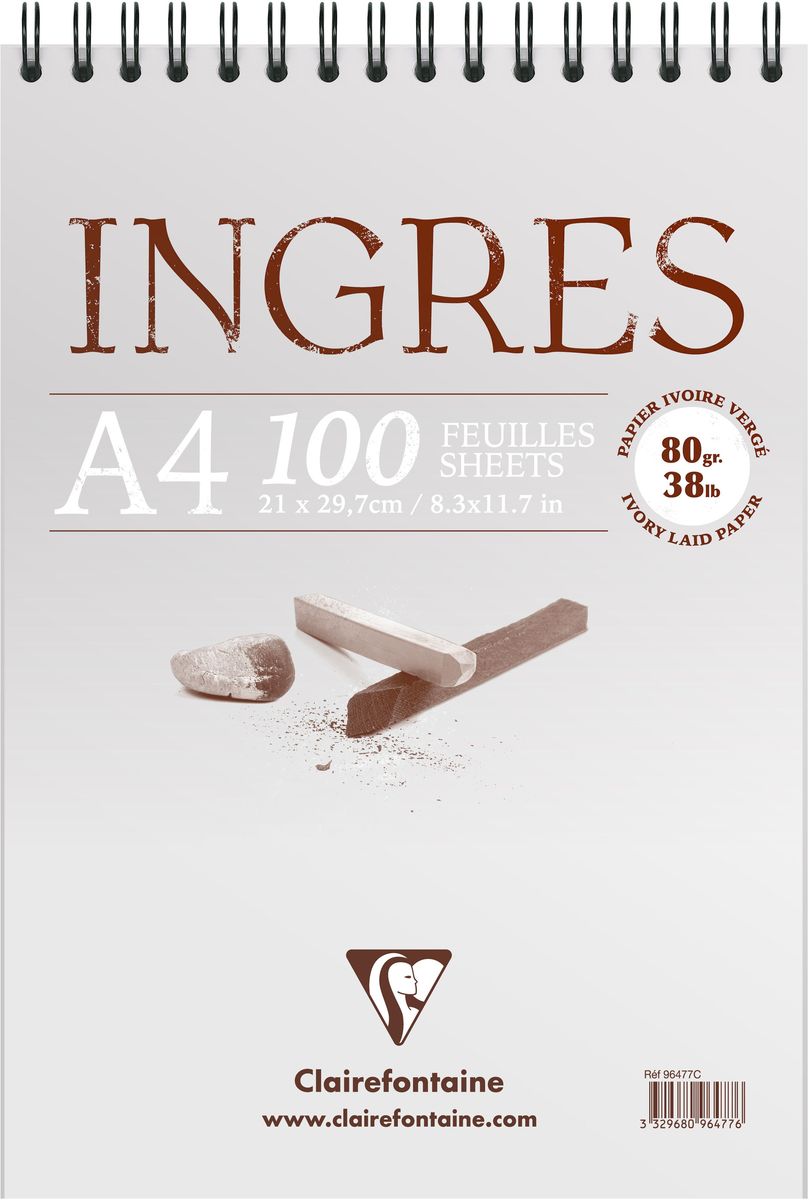 Блокнот Clairefontaine Ingres, формат A4, 100 листов96477С Блокнот Clairefontaine Ingres, формат A4, 100 листов96477СОригинальный блокнот Clairefontaine идеально подойдет для памятных записей, любимых стихов, рисунков и многого другого. Плотная обложка предохраняет листы от порчи и замятия. Такой блокнот станет забавным и практичным подарком - он не затеряется среди бумаг, и долгое время будет вызывать улыбку окружающих.