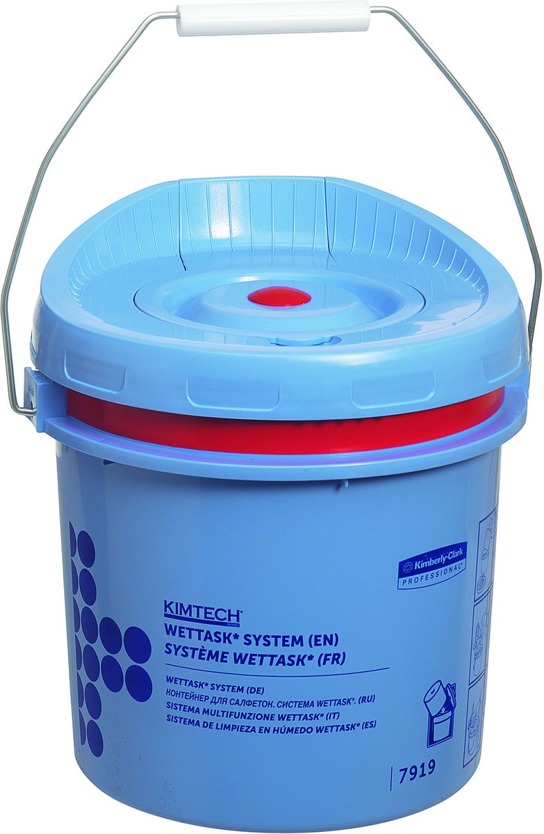 Диспенсер для протирочного материала Kimtech WetTask, рулон, цвет: синий. 79197919 Диспенсер для протирочного материала Kimtech WetTask, рулон, цвет: синий. 79197919Заправляемая, герметичная система очистки на основе предварительно пропитанных салфеток помогает снизить затраты на растворители и дезинфицирующие средства, повышает уровень безопасности за счет предотвращения разливов. Подходит для салфеток 38665 , 38667 , 7762 , 7764 , 7767.