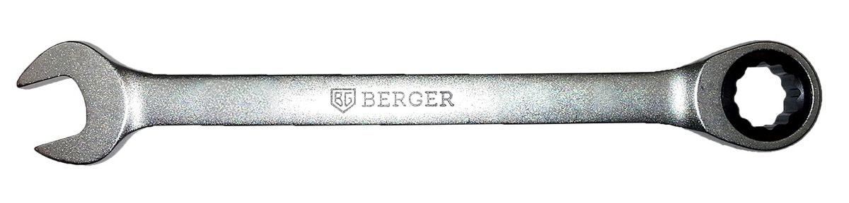 Ключ трещоточный Berger, 13 мм. BG11002706 (ПО) Ключ трещоточный Berger, 13 мм. BG11002706 (ПО)Ключи на пластиковом держателе. Материал: Комбинированный трещоточный ключ полностью выполнен из прочной и качественной хром-ванадиевой стали, с антикоррозийным покрытием СатинКлючи трещоточные храповый механизм (трещотка) с 72 зубцами CR-MO (Хром молибден), твердость материала храпового механизма 58HRC. Двухсторонняя маркировка ключа облегчает идентификацию