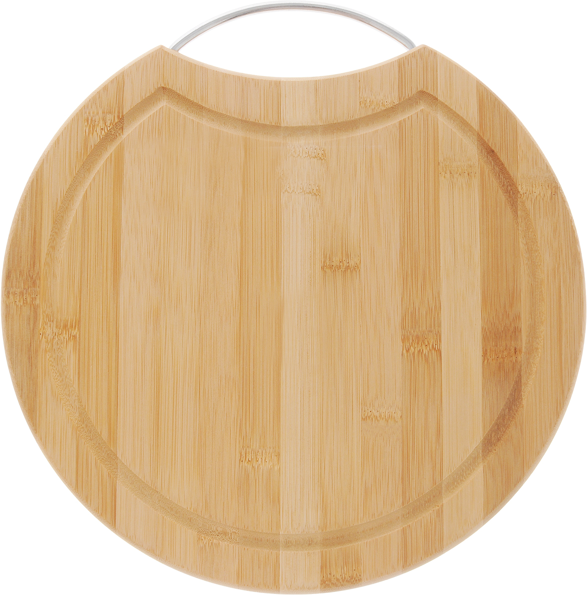 Доска разделочная LarangE От шефа, 31 х 31 х 1,5 см624-174 Доска разделочная LarangE От шефа, 31 х 31 х 1,5 см624-174Доска разделочная LarangE От Шефа изготовлена из высококачественного бамбука. Доска предназначена для нарезки продуктов, может служить как подставка для закусок (например, суши). Доска оснащена желобом для стока жидкости и металлической ручкой, за которое доску можно подвесить на крючок. Такая доска станет отличным приобретением для вашей кухни.