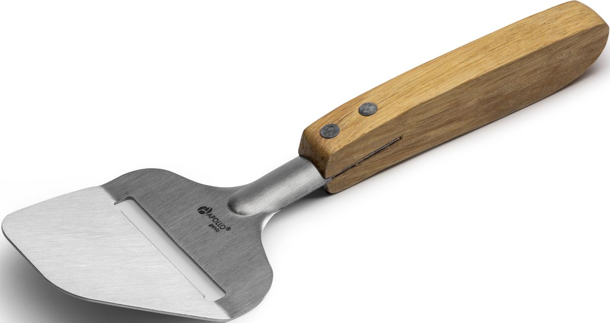Сырорезка Apollo Genio WoodstockWDK-12 Сырорезка Apollo Genio WoodstockWDK-12Сырорезка Apollo Genio Woodstock с деревянной ручкой выполнена из нержавеющей стали. Очень удобная ручка не позволит выскользнуть сырорезке из вашей руки. Удобная сырорезка поможет Вам очень быстро и без особого усилия нарезать сыр ломтиками разной толщины. Изделие не окисляется и устойчиво к коррозии. Соответствует всем гигиеническим требованиям
