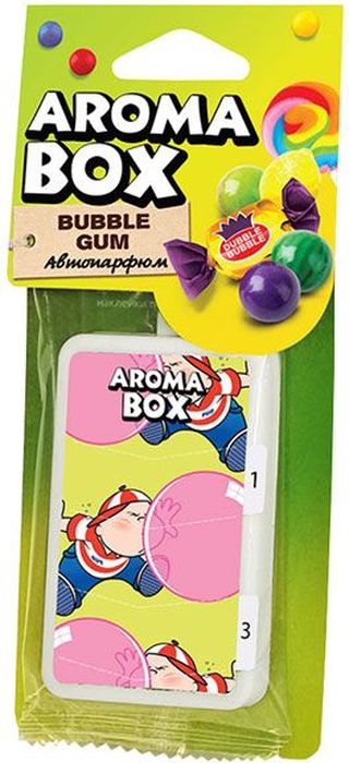 Ароматизатор подвесной Fouette Aroma Box. Bubble GumВ-19 Ароматизатор подвесной Fouette Aroma Box. Bubble GumВ-19