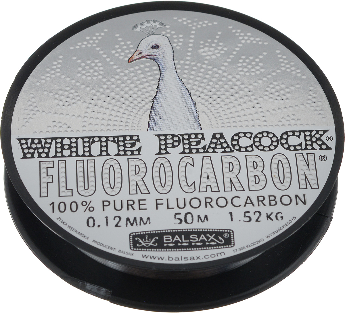 Леска флюорокарбоновая Balsax White Peacock, 50 м, 0,12 мм, 1,52 кг314-09012 Леска флюорокарбоновая Balsax White Peacock, 50 м, 0,12 мм, 1,52 кг314-09012Флюорокарбоновая леска Balsax White Peacock становится абсолютно невидимой в воде. Обычные лески отражают световые лучи, поэтому рыбы их обнаруживают. Флюорокарбон имеет приближенный к воде коэффициент преломления, поэтому пропускает сквозь себя свет, не давая отражений. Рыбы не видят флюорокарбон. Многие рыболовы во всем мире используют подобные лески в качестве поводковых, благодаря чему получают более лучшие результаты. Флюорокарбон на 50% тяжелее обычных лесок и на 78% тяжелее воды. Понятно, почему этот материал используется для рыболовных лесок, он тонет очень быстро. Флюорокарбон не впитывает воду даже через 100 часов нахождения в ней. Обычные лески впитывают до 10% воды в течение 24 часов, что приводит к потере 5 - 10% прочности. Сопротивляемость флюорокарбона к истиранию значительно больше, чем у обычных лесок. Он выдерживает температуры от -40°C до +160°C.